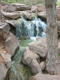 UNM waterfall